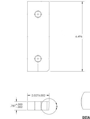 Peddinghaus Side Bottom Angle Shear Blade